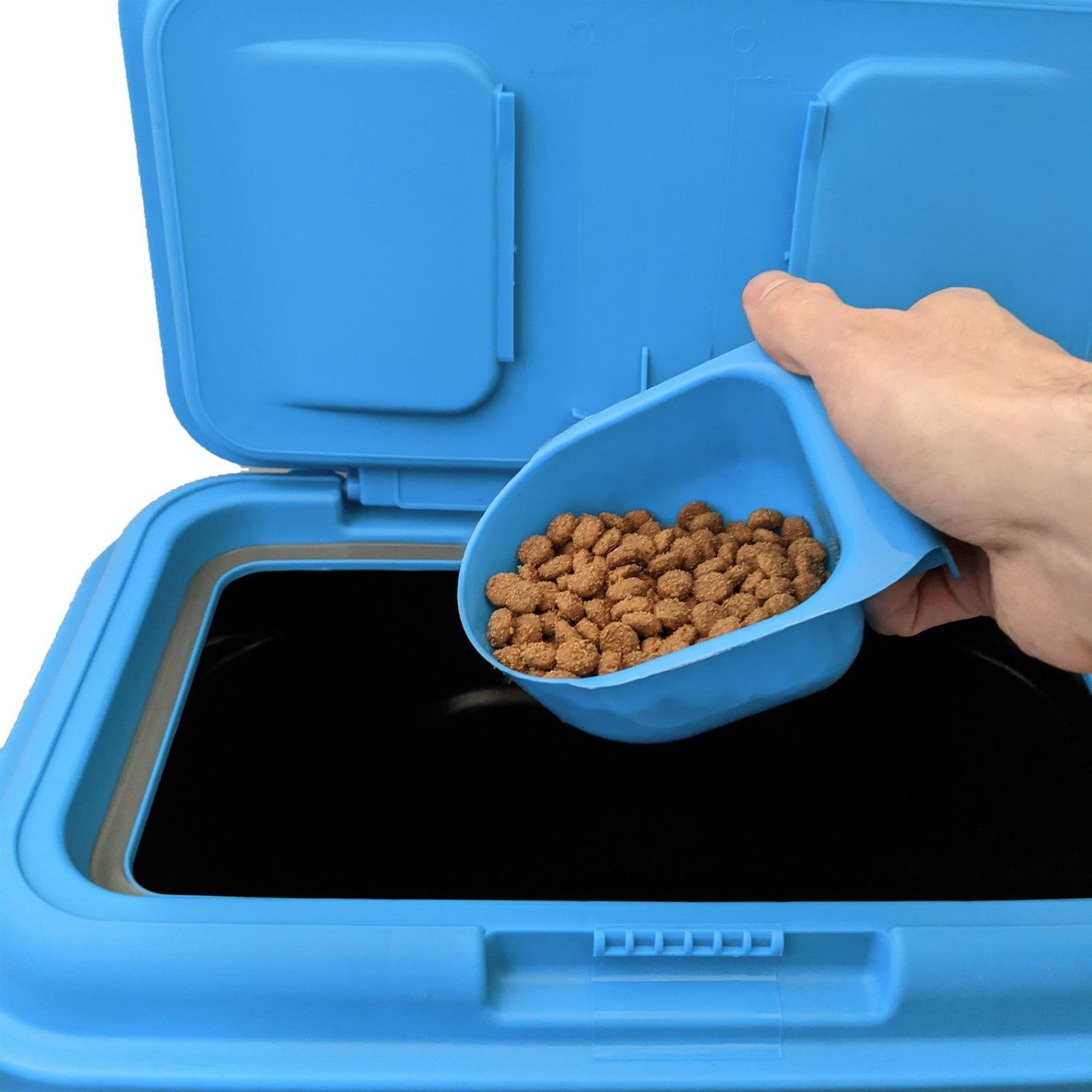 LARGE 15KG 30L AIRTIGHT PET FOOD CONTAINER STORAGE BIN BOX CAT DOG BISCUIT FEED