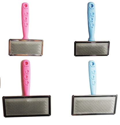 Professional Pet Grooming Slicker Brush for Dogs, Puppies, Cats, and Rabbits