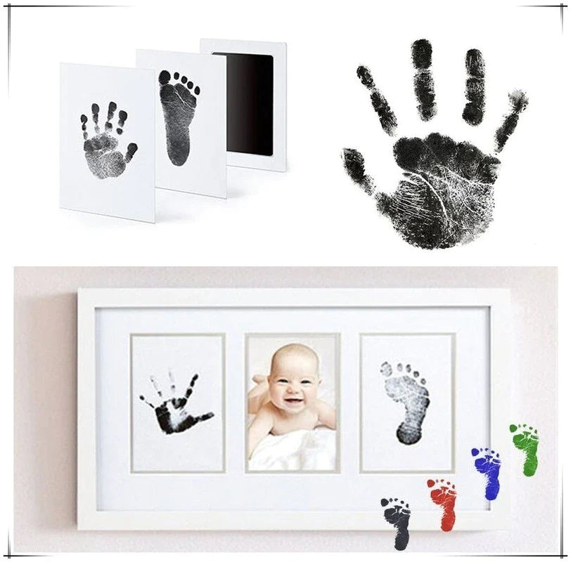 Non-Toxic Ink-Free Pet Footprint and Handprint Printing Pad for Dogs and Babies