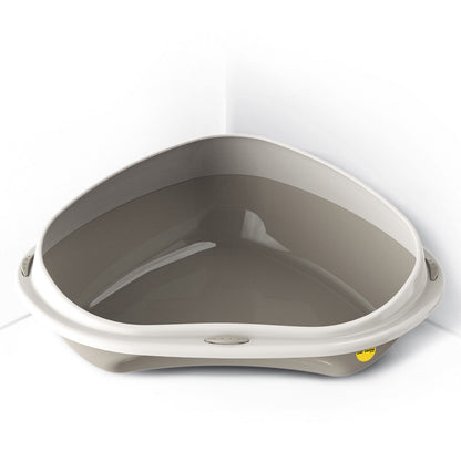 Cat Corner Litter Tray Large or Jumbo Rim Pet Open Toilet Pan Box Cat Centre?