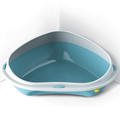 Cat Corner Litter Tray Large or Jumbo Rim Pet Open Toilet Pan Box Cat Centre?